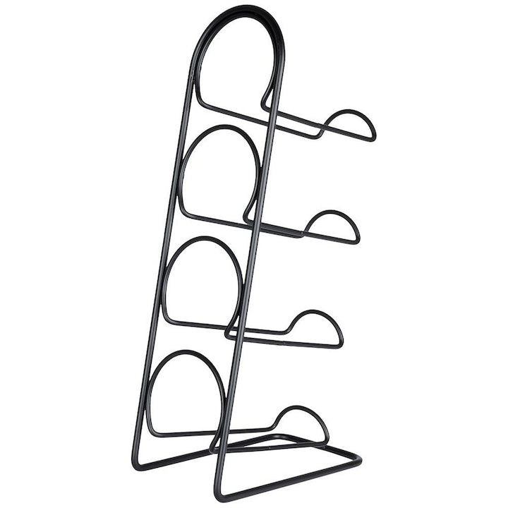 Suport pentru Vin  Vilde  Metalic  Negru  21x12x43cm  Stabil  Element Decorativ Original