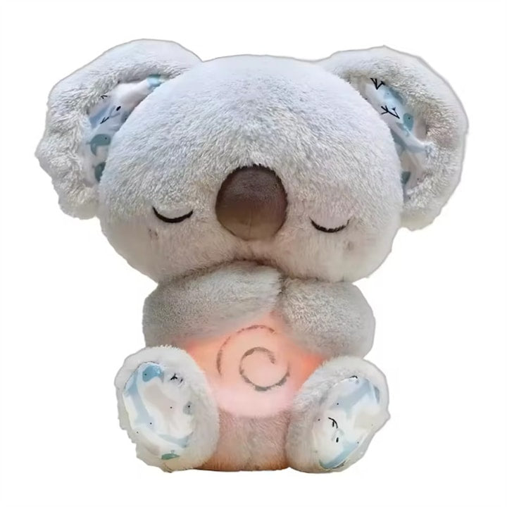 Jucarie de plus Koala  Chelfonds®  cu lumini si sunete  somn linistitor pentru bebelusi  gri