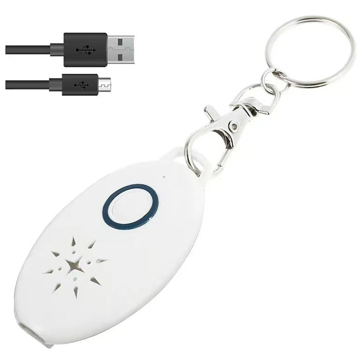 Set Aparat cu ultrasunete Pest Repeller electronic  Portabil si usor de utilizat  Frecventa 5KHz~20KHz  Acoperire 10-30 de metri patrati  Alb