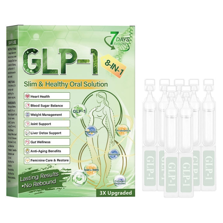 Picaturi suplimentare pentru corp  GLP-1  solutie orala pentru modelare si slabire  set 7 bucati