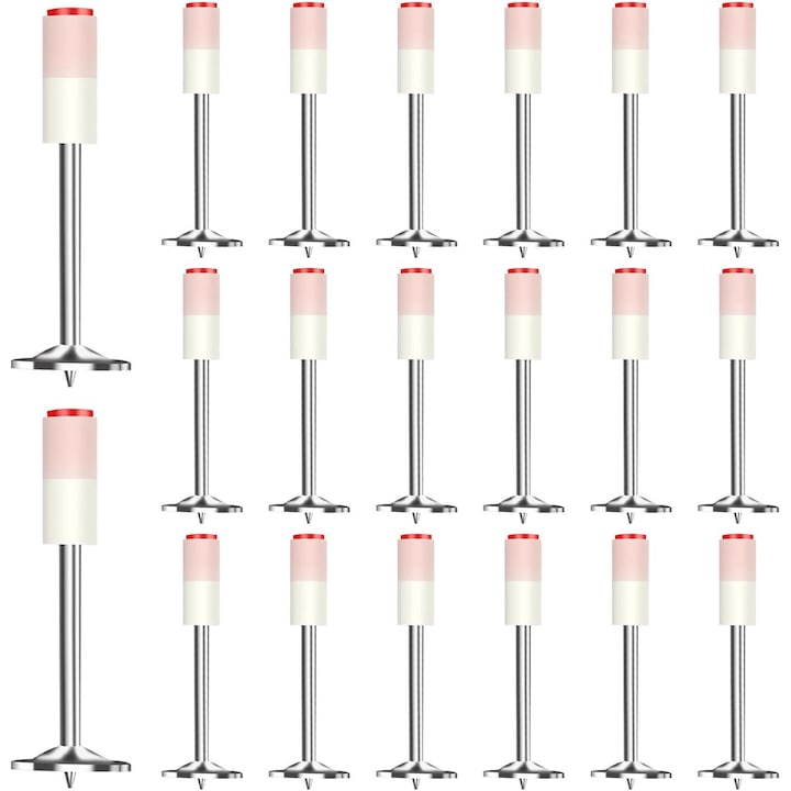 Set 50 cuie rotunde  pentru pistol de nituri  otel  usor de utilizat  eficienta  7.3 mm