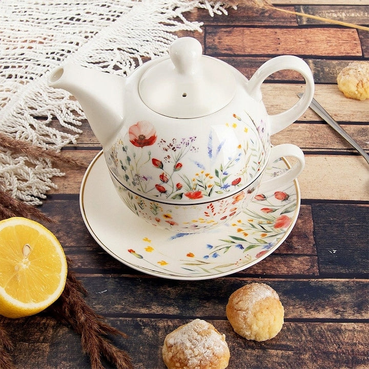 Set De Ceai  Orion  Maki  Fabricat Din Portelan  3 Articole Incluse  Potrivit Pentru Masina De Spalat Vase Si Cuptorul Cu Microunde  Manere Confortabile  Cadou Ideal  Materiale De Inalta Calitate  Alb