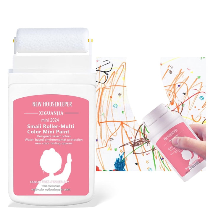 Chit Pasta Reparat Pereti Instant  Axroad Mall  Cu perie cu rola mica  Volum mic  Aplicare Usoara  Neinflamabil  Uscare rapida  Netoxica  Acoperire Gauri  Fisuri  Crapaturi  Desene  Vopsea latex ecologica  100g  Alb