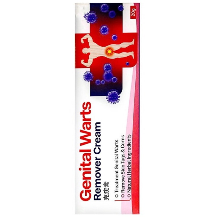 Crema pentru indepartarea negilor  12x3cm  rosie  20g  set de tratament negi