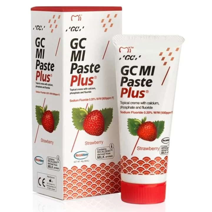 GC MI Paste Plus topical water-based cream with strawberry flavor 40 g