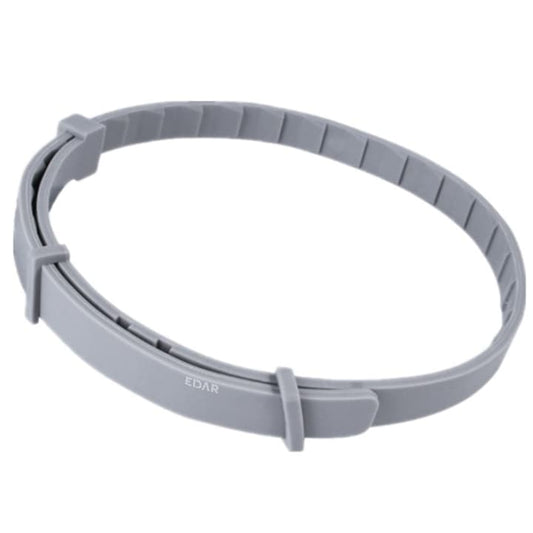 Zgarda Antiparazitara EDAR Pe Baza de Uleiuri din Plante  Fara Alergeni  Pentru Animale De Companie  Caini De Talie Mica Si Pisici  Anti Purici Si Capuse  Protectie Pana La 8 luni  Reglabila  38x1 cm  Silicon Flexibil  Gri