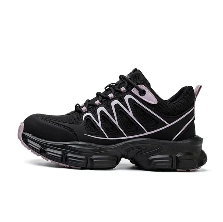 Pantofi de protectie DEA  negru-mov  bombeu metalic  Marimea 35