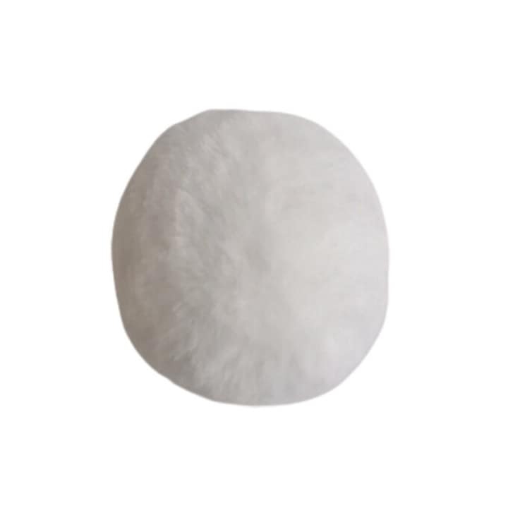 Coada de iepuras pentru costum  petrecere  Halloween  Poliester  10cm  Alb