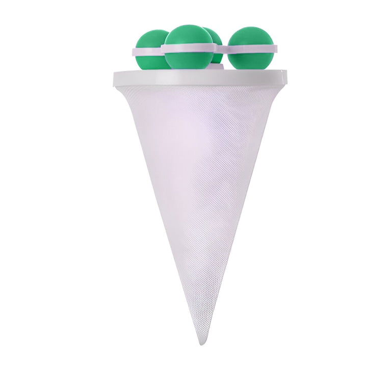 Filtru de Scame Reutilizabil pentru Masina de Spalat  Profesional  Compact  Forma de Con  Elimina Scame  Par  Mirosurile Neplacute si Bacteriile  Verde  Neo™