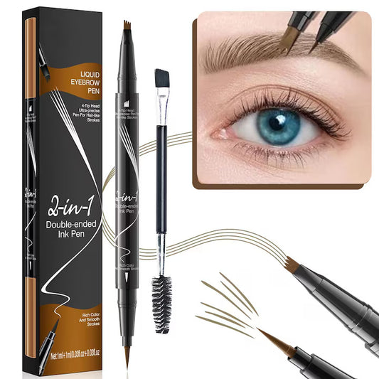 Creion Sprâncene cu Efect Microblading 4 Vârfuri