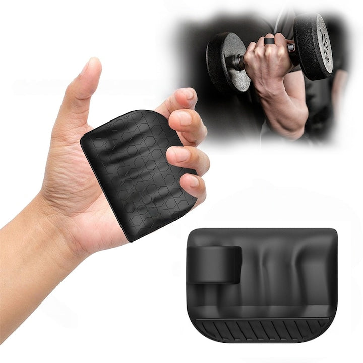 Sports Gloves Set Rubber Weightlifting Gloves Grip Accessories Non-Slip Sweat-Free Palm Universal Size for Men and Women for Weightlifting Dumbbells Deadlift