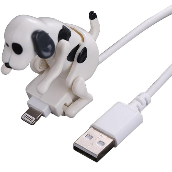 Cablu compatibil Apple iPhone  USB - Lightning  alb/Negru  1 m