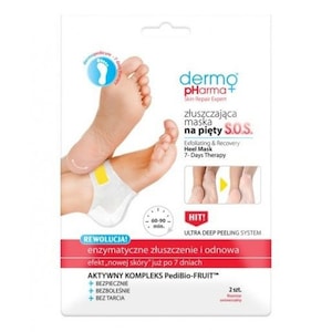 Masca exfolianta pentru calcaie  Estetica  set 2 bucati  efect regenerant  potrivita pentru toate tipurile de piele