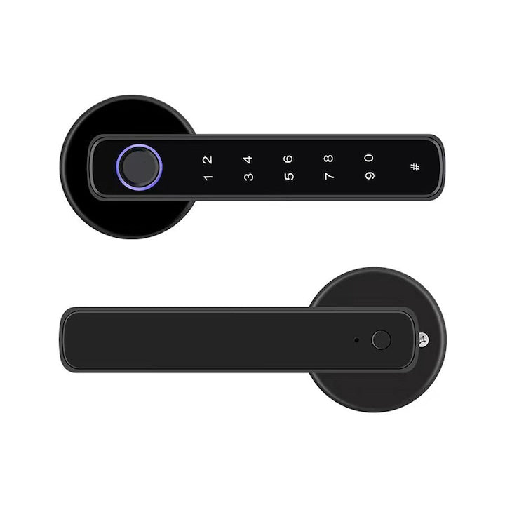 Yala Incuietoare Digitala Smart  Rqiurpn  Deblocare 0.3s  Control prin Aplicatie Mobila  50 Amprente  plastic metal  Pentru Casa  Apartament  Hotel  Inteligenta  Deblocare Amprenta  Control Aplicatie