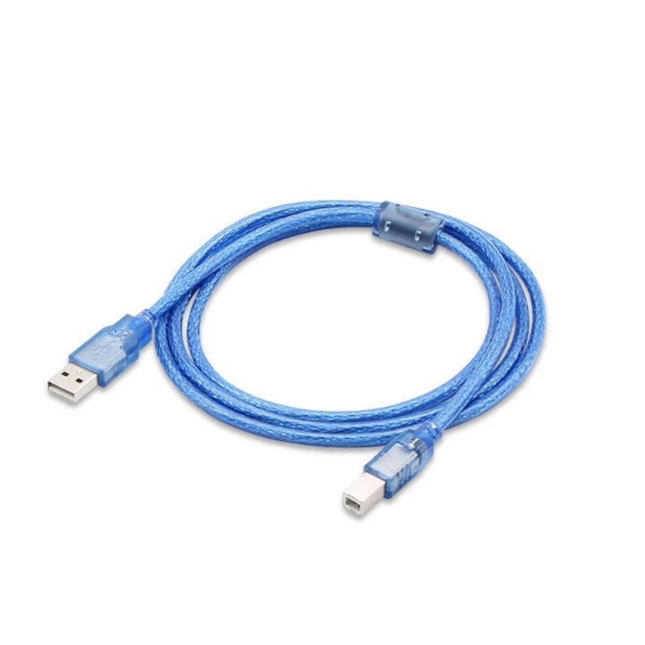 USB 2.0 Printer Cable, 5m, Blue
