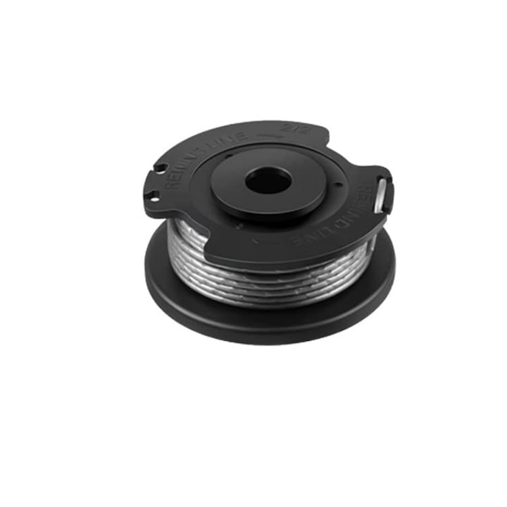 Bobina cu fir de taiere  pentru Bosch F016800569/F016800385  compatibil cu EasyGrassCut 23/26/18/18-230/ 18-260/18-26  ART 23 SL  ART 26 SL  4 m lungime  1.6 mm grosime  Negru