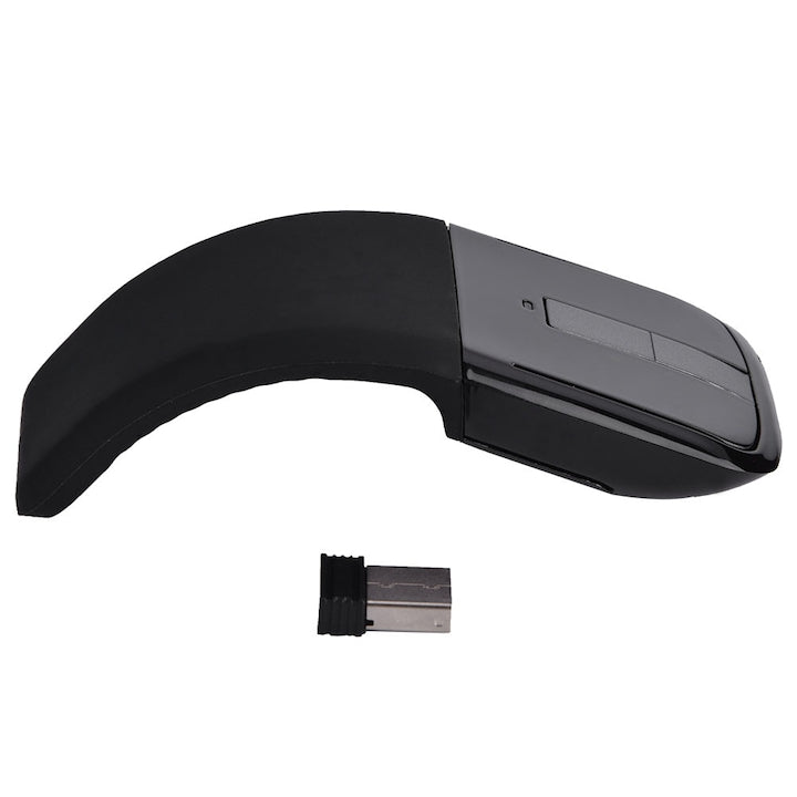2.4GHz Foldable Arc Wireless Mouse, Ergonomic Design