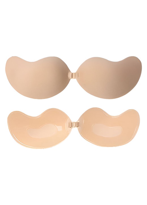 Sutien push up  invizibil sub haine  fara spate  ofera ridicare si modelare  rezistent la transpiratie si apa  confort toata ziua  cupe captusite  tesatura moale - SIKLYLIFT cupa A