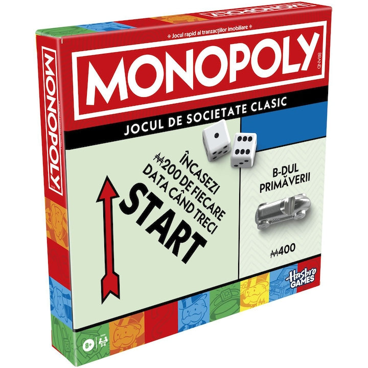Joc Monopoly Classic  Bucuresti  2-6 jucatori  +8 ani  lb. romana