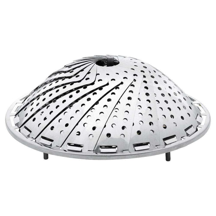 Vas De Gatit La Aburi  Orion  17x28x10 cm  Pliabil  Inoxidabil  Usor De Curatat  Practic  Materiale De Inalta Calitate  Materiale De Inalta Calitate  Argintiu