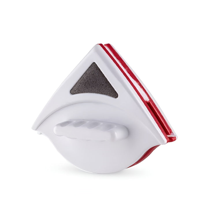 Curatator de Geamuri Cu Magnet Ultra-Rezistent  Perfect Pentru Curatarea Simultana a Ambelor Fete  Alb/Rosu  13-25mm E-manor®