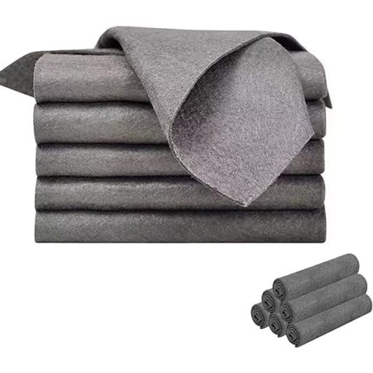 Carpa magica de curatat ingrosata  5 bucati  carpa magica de curatat din microfibra reutilizabila  carpa de curatare magica ingrosata pentru baie  JENUOS®  neagra