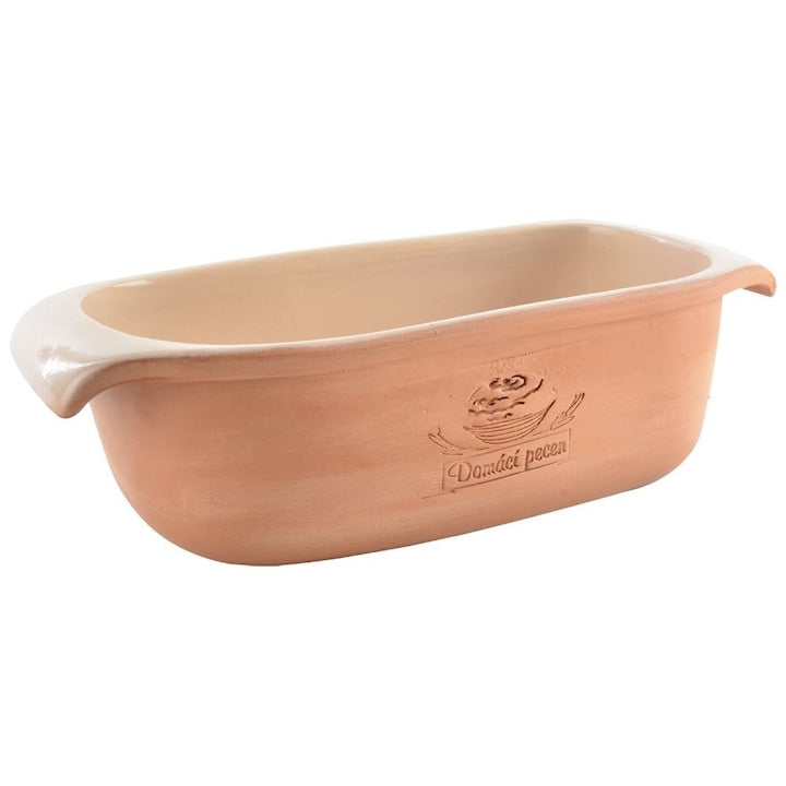 Tava copt paine  Orion  Ceramica  33x16 cm  Portocaliu