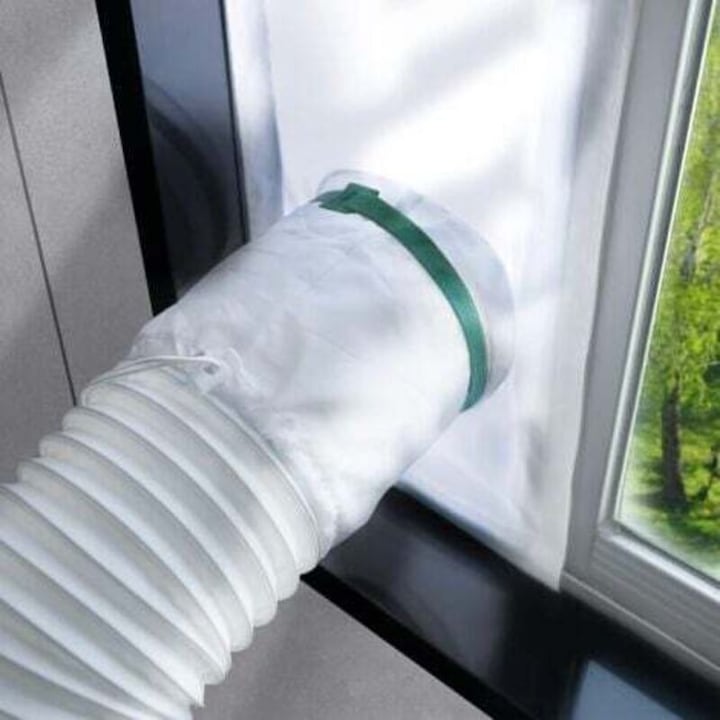 Kit universal etansare aer conditionat portabil reglabil 25x102-163cm impermeabil