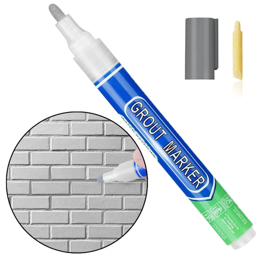 Marker Corector Permanent pentru Rosturi Gresie si Faianta TrioStore®  15ml  Culoare Gri  Uscare Rapida  Marker Rosturi Gresie  Marker pentru Rosturi Faianta  Marker Rosturi  Creion Corector Rosturi  Marker Permanent Gresie  Marker Corector Faianta