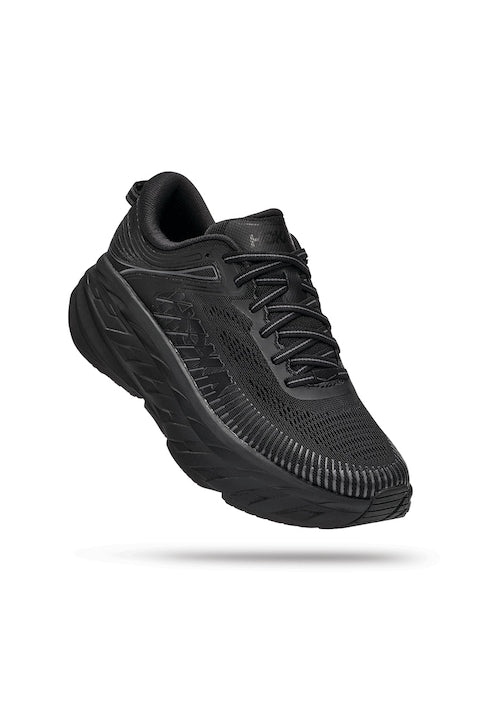 Hoka - Pantofi Bondi 7 din material textil cu garnituri din material sintetic pentru alergare  Negru 12 rate cu 0% dobândă