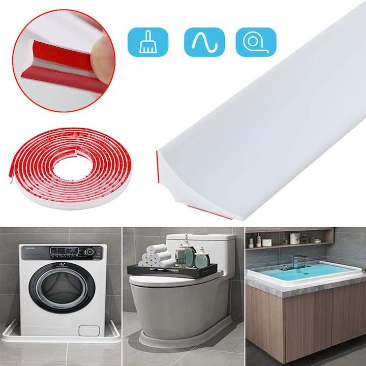 CHOOLY Silicone Seal Strip 2m White 25mm x 15mm