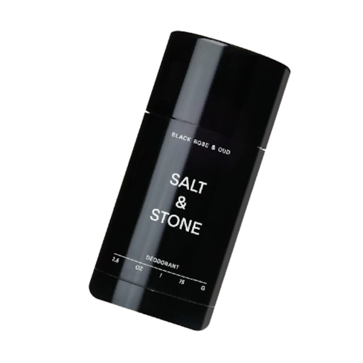 Deodorant natural Salt & Stone cu Black Rose & Oud  75g