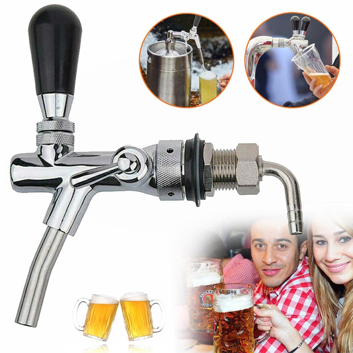 Robinet De Distribuire A Berii  Robinet De Bere Din Otel Inoxidabil  Robinet De Bere  Filet G5/8  Robinet De Bere Reglabil Pentru Bere Acasa  Baruri  Restaurante