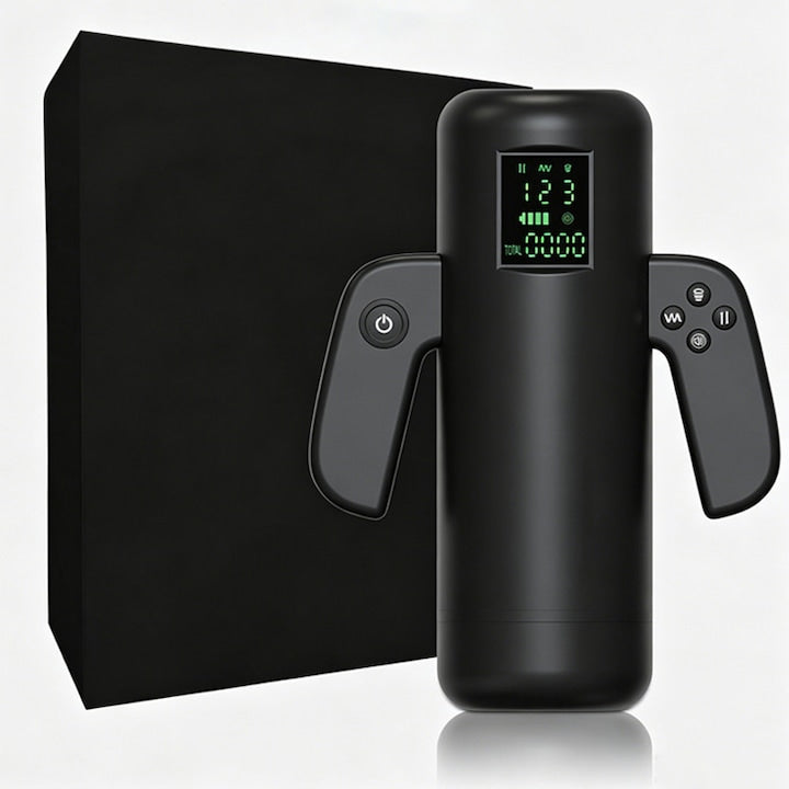 Masturbator 5 in 1 Automat Pentru Barbati  Rqiurpn  Jucarii Sexuale  4 Moduri de Penetrare  9 Moduris de Vibratie  4 de Supt  Cu Functie de Incalzire  cu Sonore  Usor de Curatat  Material TPE Mai Moale  Negru