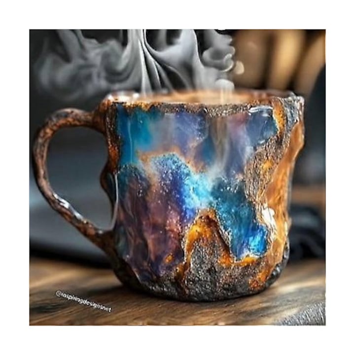 Cani din cristal mineral  set de 1  design sofisticat  detalii decorative  multicolor  3.9x3.5inch