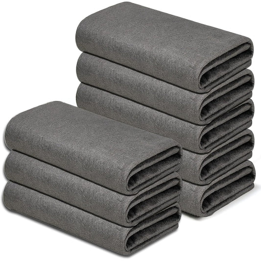 Set 8 Lavete Magice JENUOS  Microfibra Reutilizabile  20x30cm  Gri