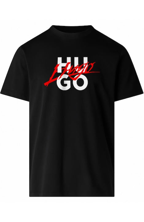 OEM - Tricou barbati Hgo  Negru 12 rate cu 0% dobândă