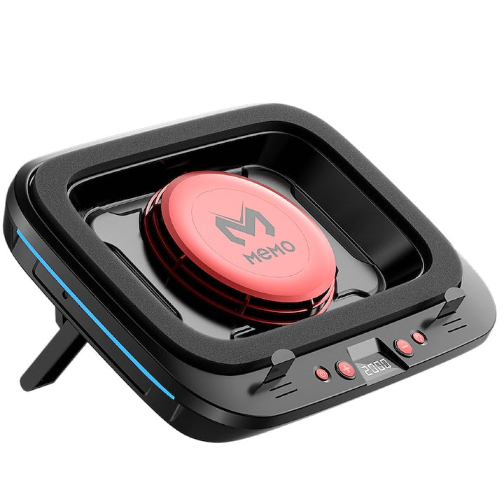 Cooler Laptop Gaming Memo  Ventilator Turbo 2420 RPM  USB-C  Reglabil  Compatibilitate Universala  Eficienta Ridicata  Culoare Negru