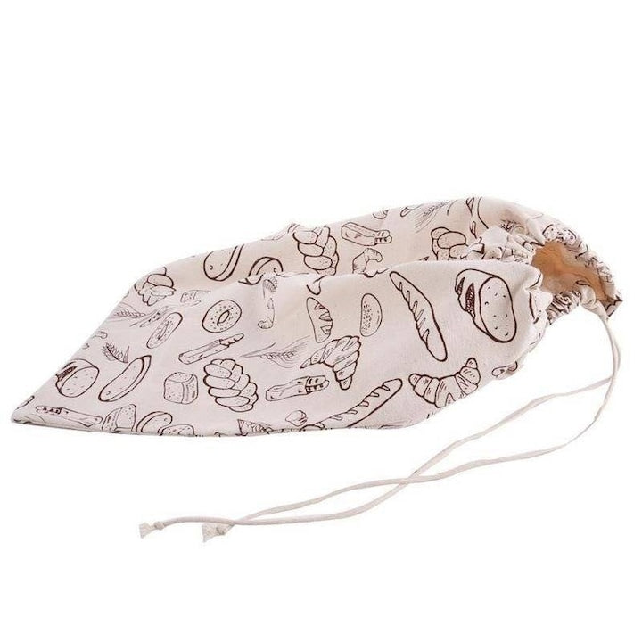 Sac din bumbac pentru paine  Orion  Bej