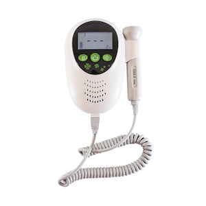 Monitor Fetal Doppler pentru monitorizarea functiilor vitale ale fatului  FD300  ABS  alb  14 x 9 x 4 cm