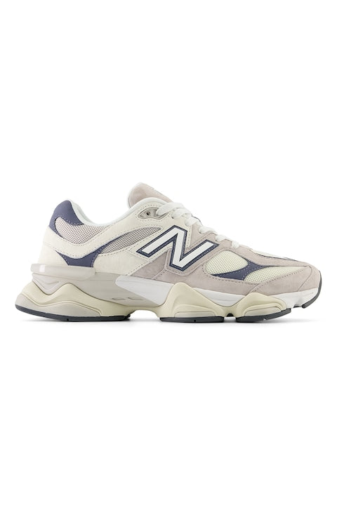 New Balance - Pantofi sport de plasa cu garnituri de piele si piele ecologica 9060  Albastru prafuit/Bej inchis/Maro nisip 12 rate cu 0% dobândă