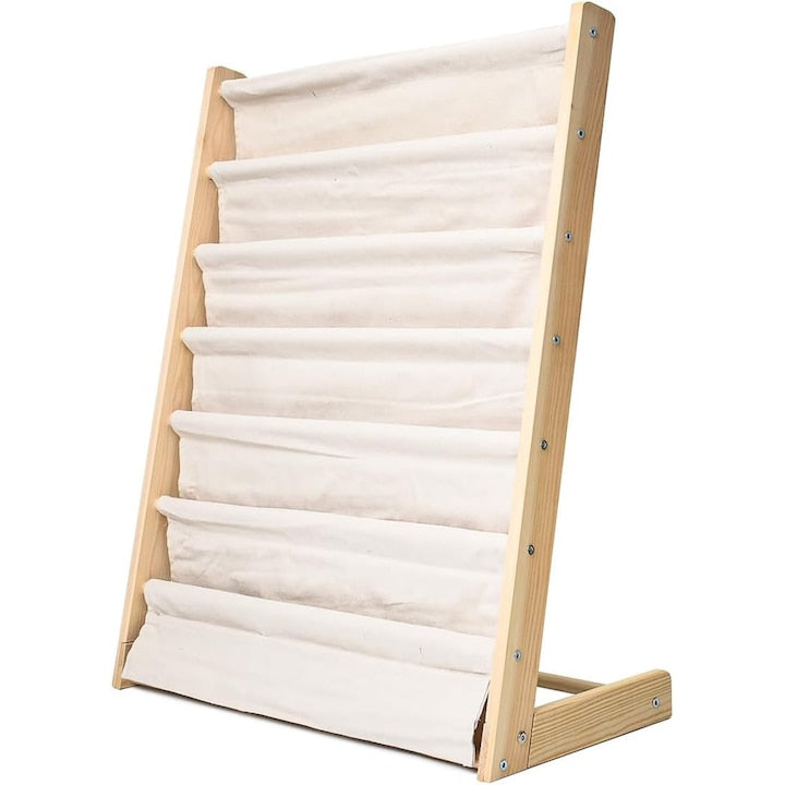 Biblioteca pentru Copii  Piduules  60 cm  Lemn/Bumbac  Bej
