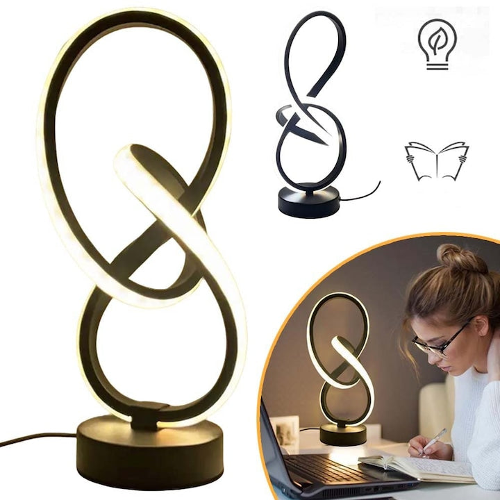Modern LED Table Lamp, Bedside Lamp with 3 Color Temperatures, USB Powered Desk Lamp, Decorative Nightstand Lamp, Ideal for Bedrooms, Living Rooms, Dining Rooms, Bars