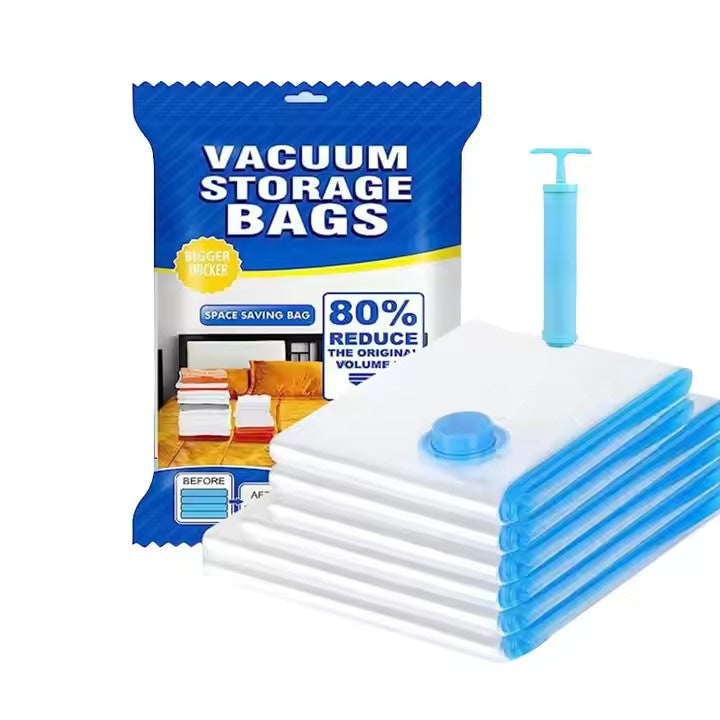 Set 12 Saci Vidat Haine cu Pompa  Marimi 40x60cm*3/50x70cm*3/60x80cm*3/80x100cm*2  Transparent