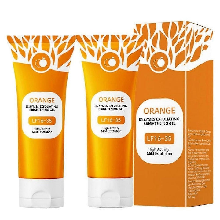 Gel exfoliant  50g  textura gel  curata si lumineaza tenul  set de 2 bucati