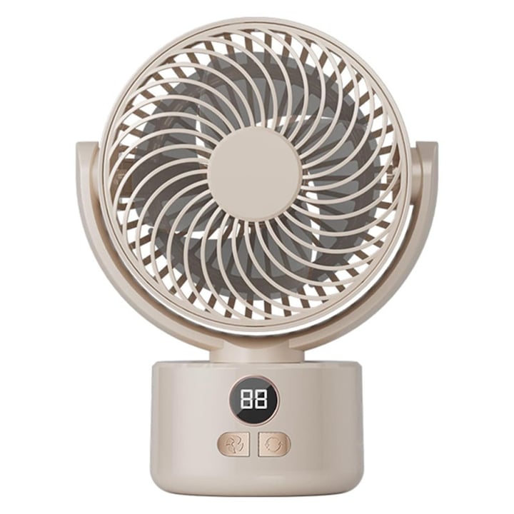 Ventilator portabil Duueyct  3 viteze  acumulator 3600mAh  design bionic  bej