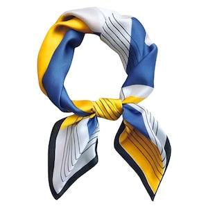 BGHYHYHI - Women's Square Silk Scarf  multicolor  90x90cm 12 installments with 0% interest