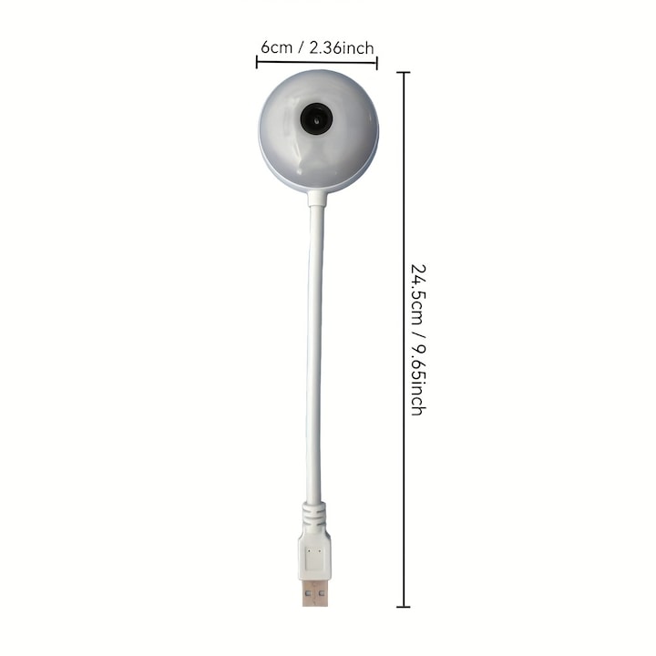 Camera supraveghere interior WiFi 3MP  night vision  USB  36V  128GB  alb