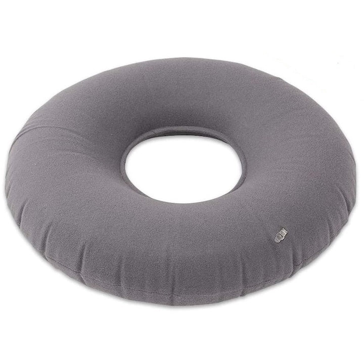 Colac antiescara pentru hemoroizi  dureri postnatale  dureri de coccis  38 cm  gri