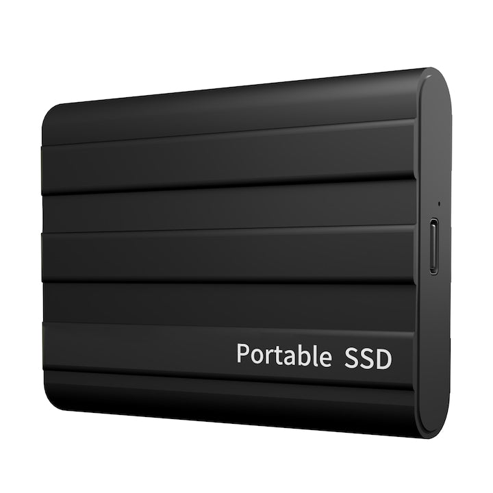 Hard disk extern Portabil SSD  4TB  USB 3.0  pentru PC  Mac  Desktop  Laptop  Negru